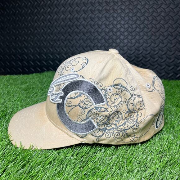 Vintage Chicago Cubs Embroidered Cream Stitched Genuine‎ Merchandise Small Hat - Picture 3 of 7